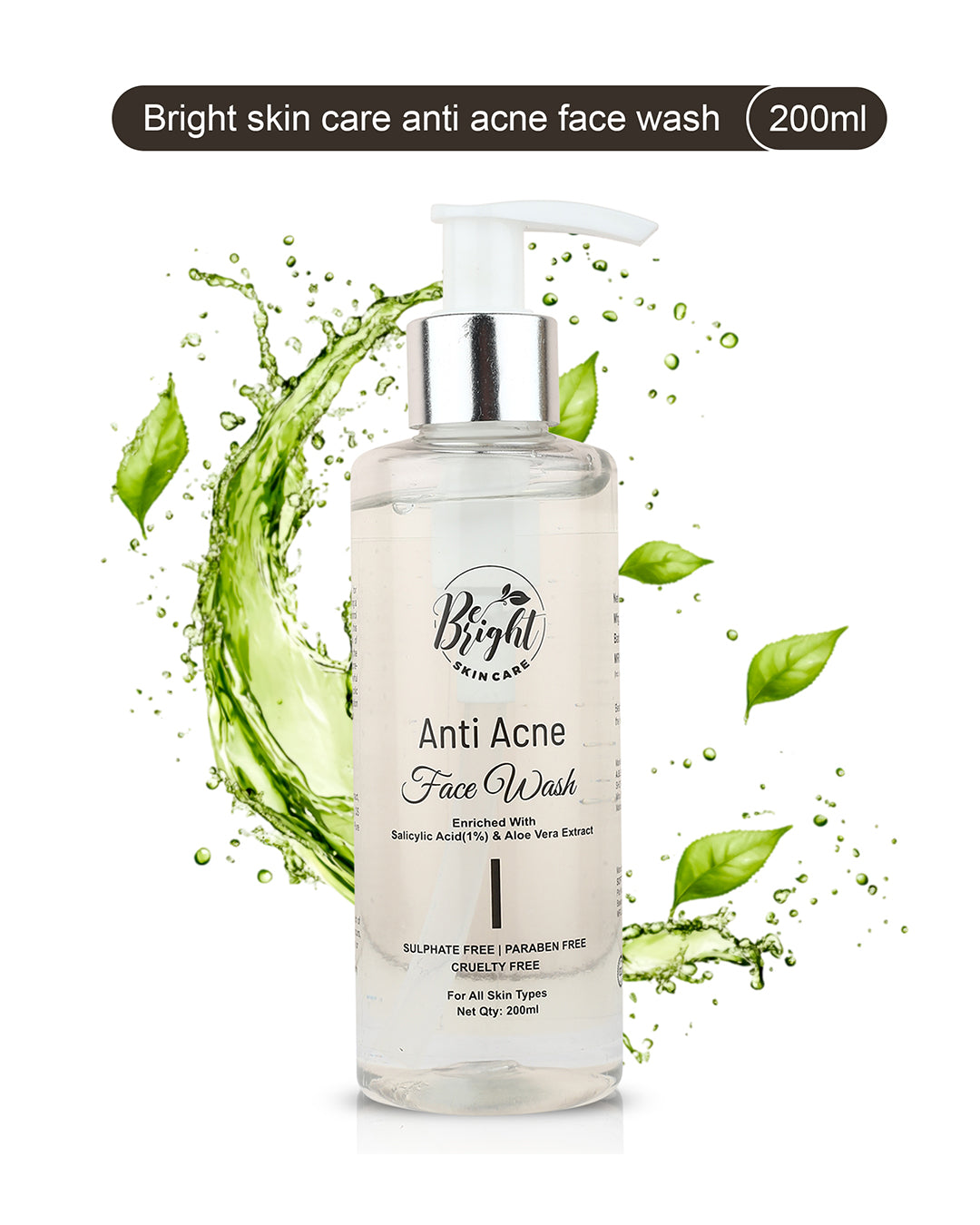 Anti Acne Face Wash l Be Bright Skin Care