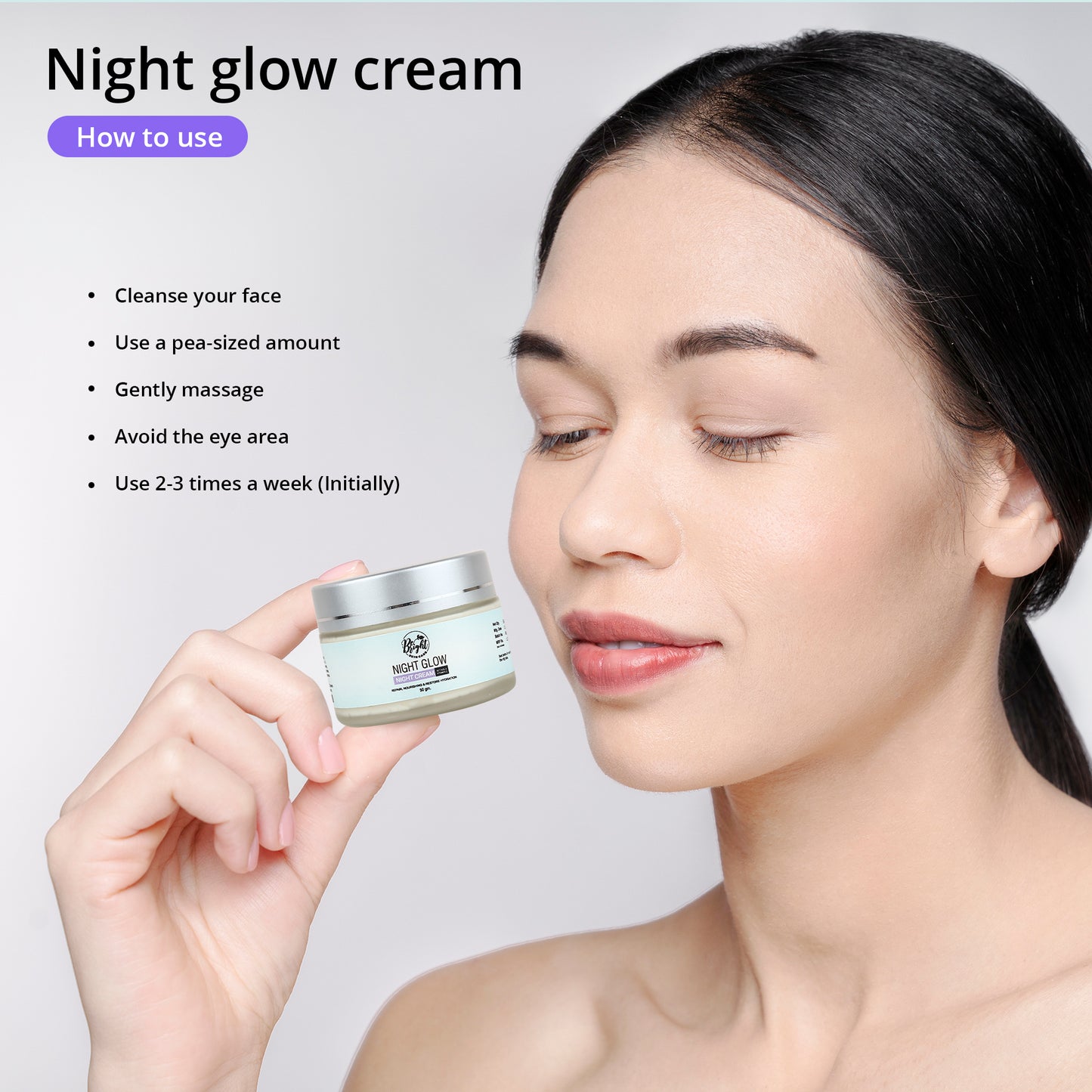 Night Glow Cream - Be Bright Skin Care