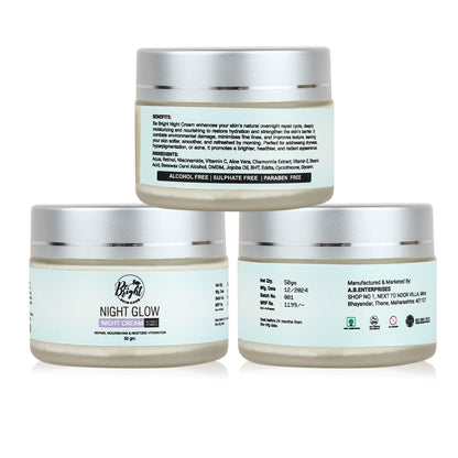 Night Glow Cream - Be Bright Skin Care