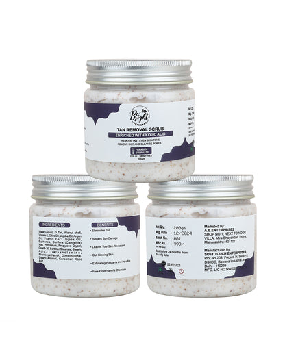 Tan Removal Scrub – Be Bright Skin Care