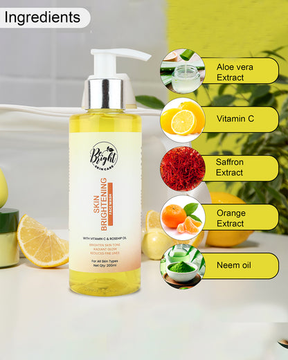 Skin Brightening Face Wash – Be Bright Skin Care