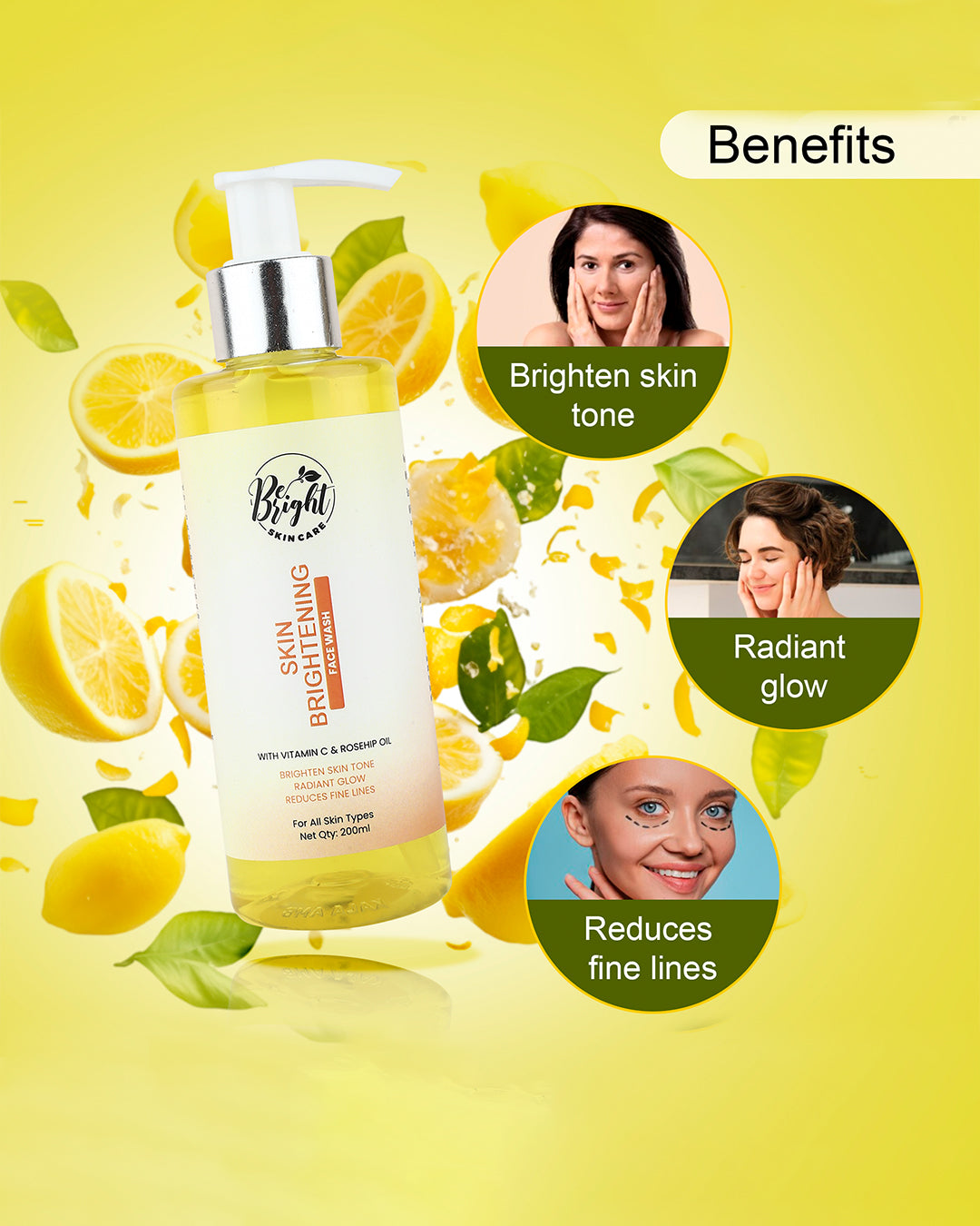 Skin Brightening Face Wash – Be Bright Skin Care