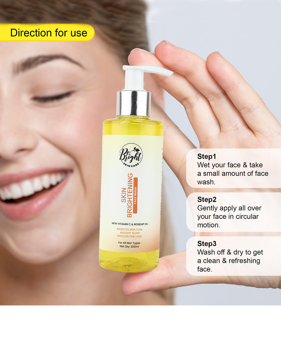 Skin Brightening Face Wash – Be Bright Skin Care