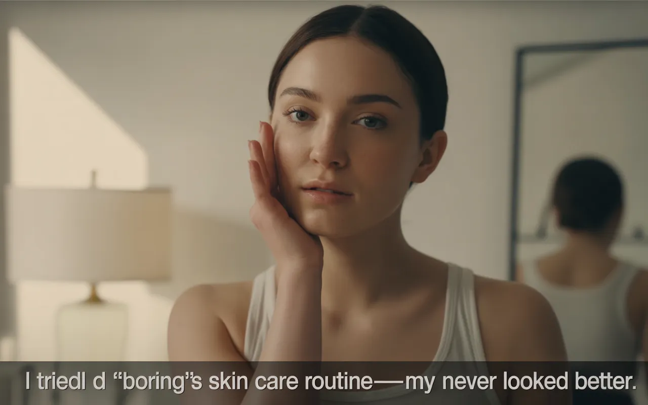 I Tried a “Boring” Skincare Routine—My Skin Never Looked Better