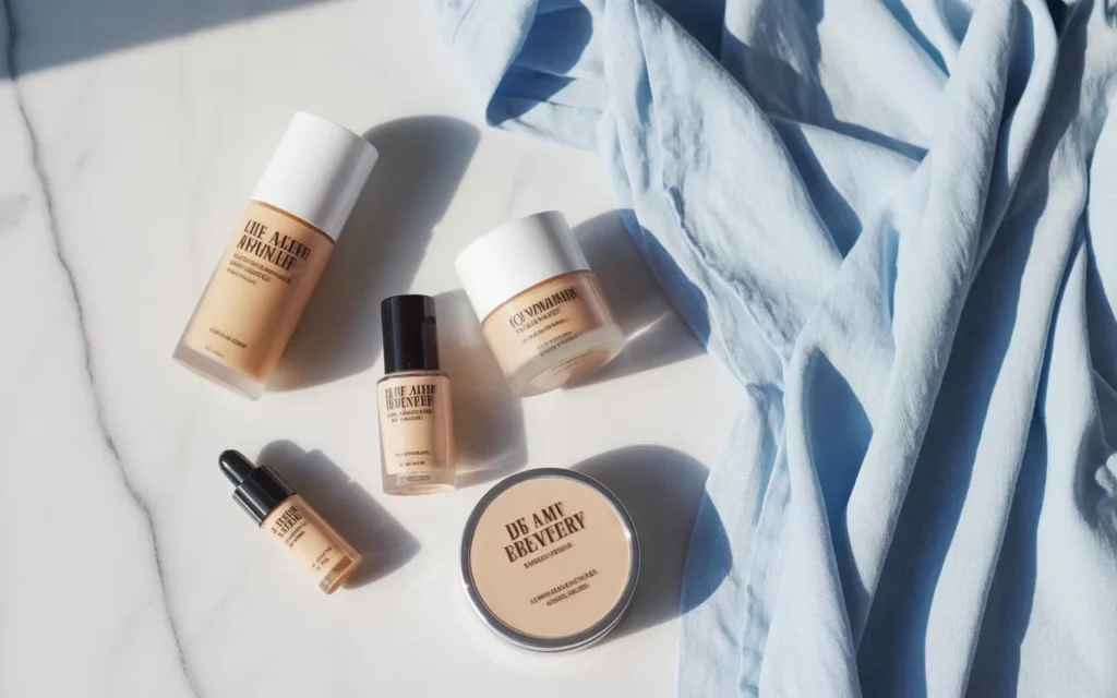 Light Blue Dress-Makeup