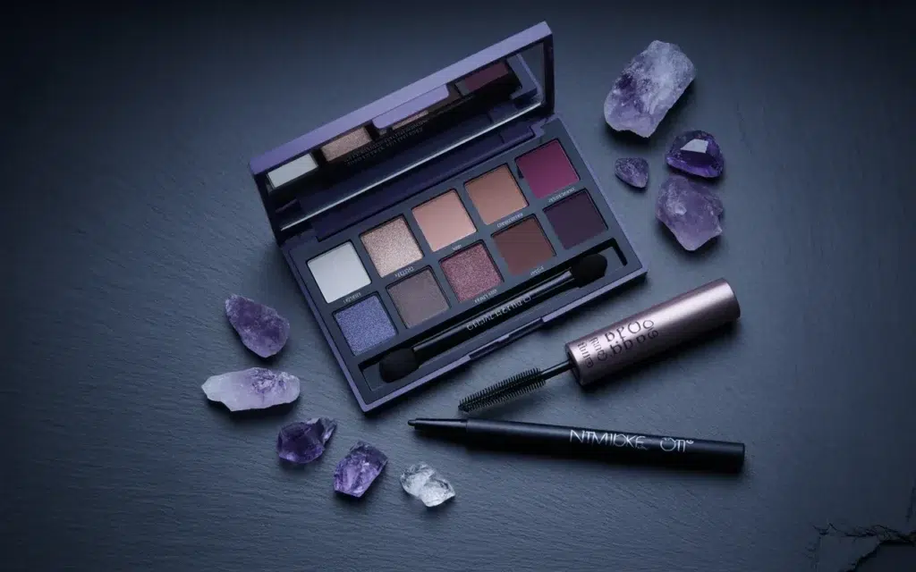 Dark Purple Dress-Makeup