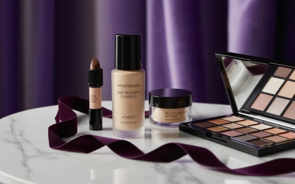 Dark Purple Dress-Makeup