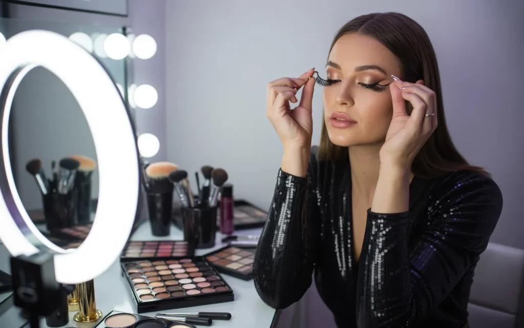 All Black Outfit-Makeup