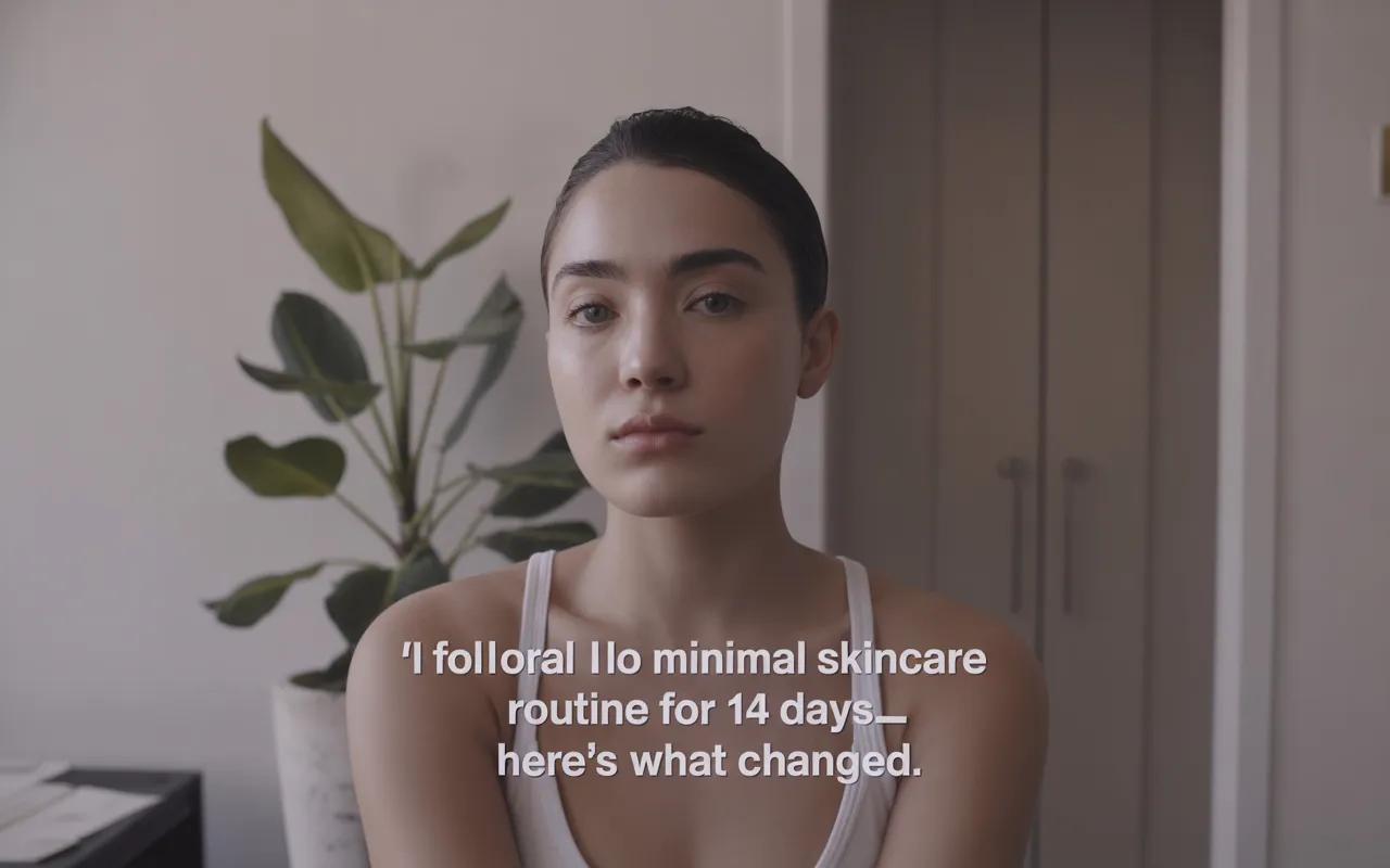 I Followed a Minimal Skincare Routine for 14 Days—Here’s What Changed