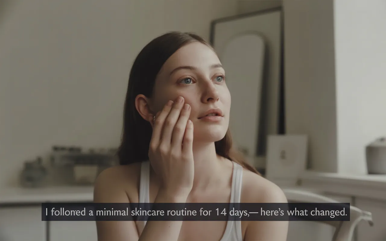 I Followed a Minimal Skincare Routine for 14 Days—Here’s What Changed