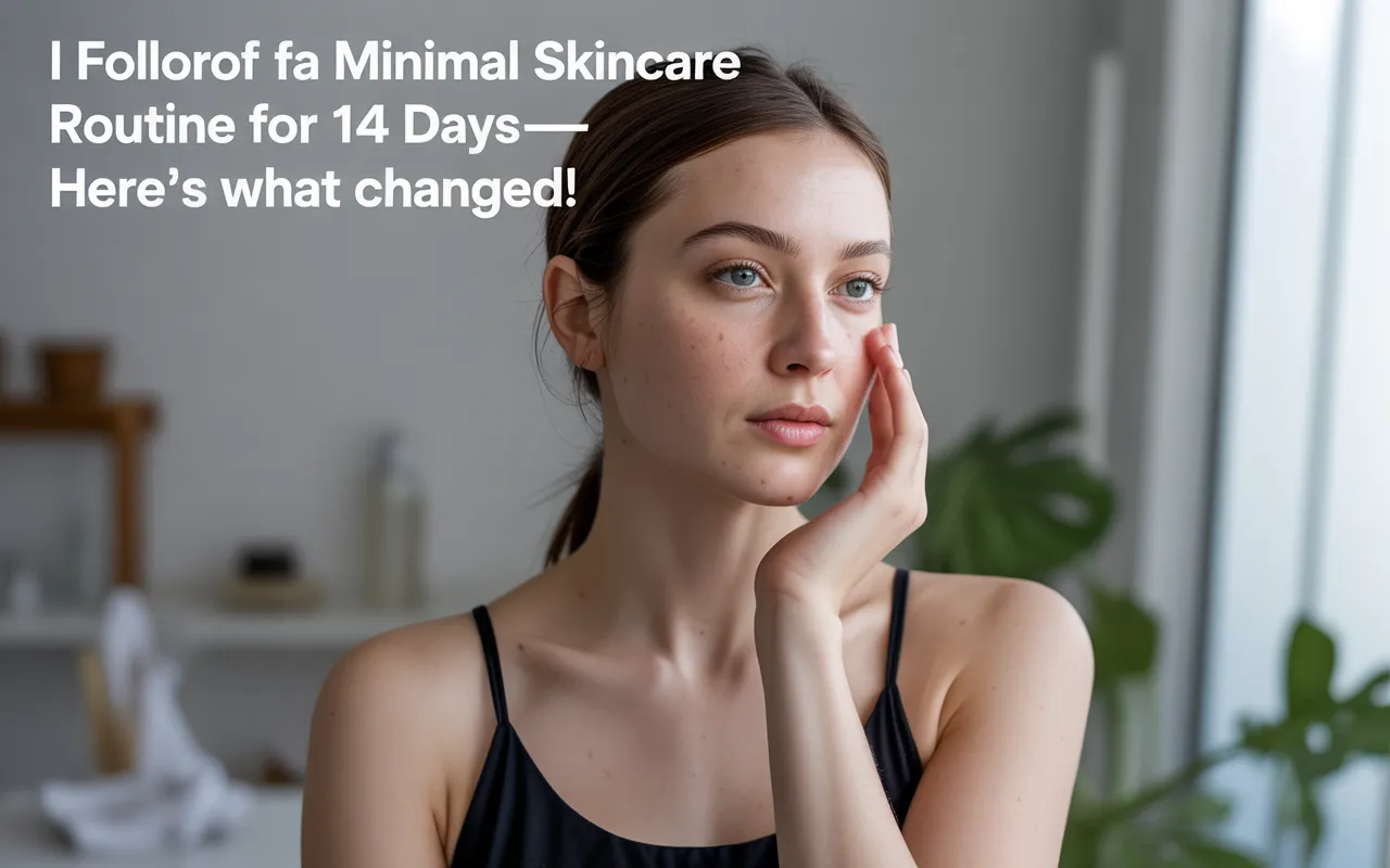 I Followed a Minimal Skincare Routine for 14 Days—Here’s What Changed