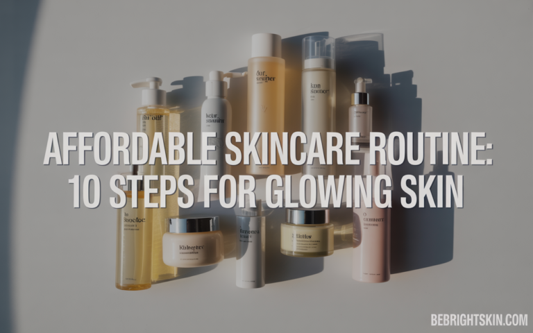 affordable skincare routine