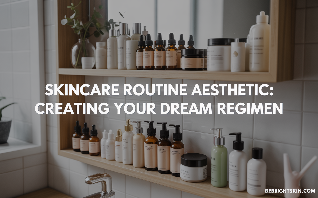skincare routine aesthetic