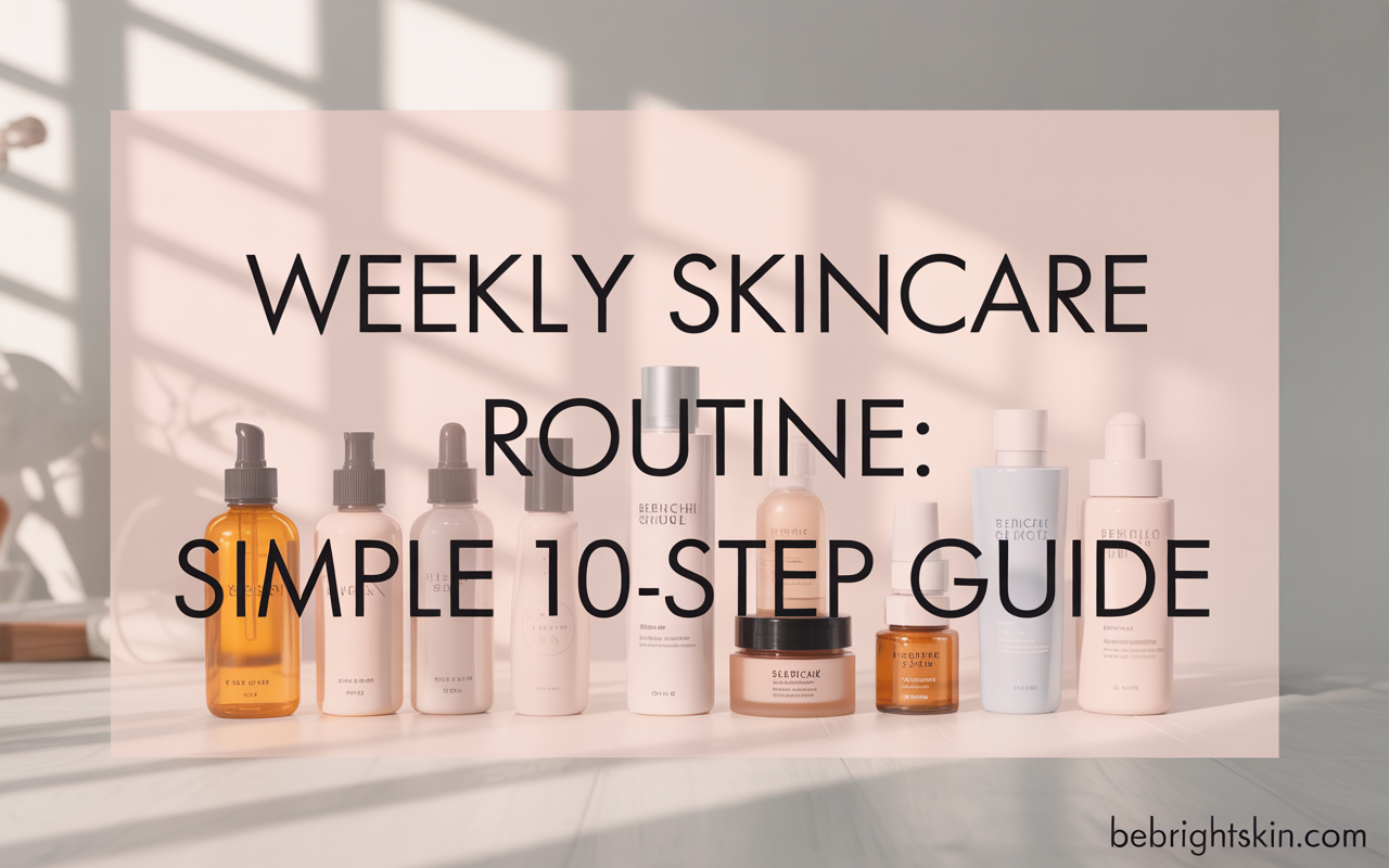 weekly skincare routine