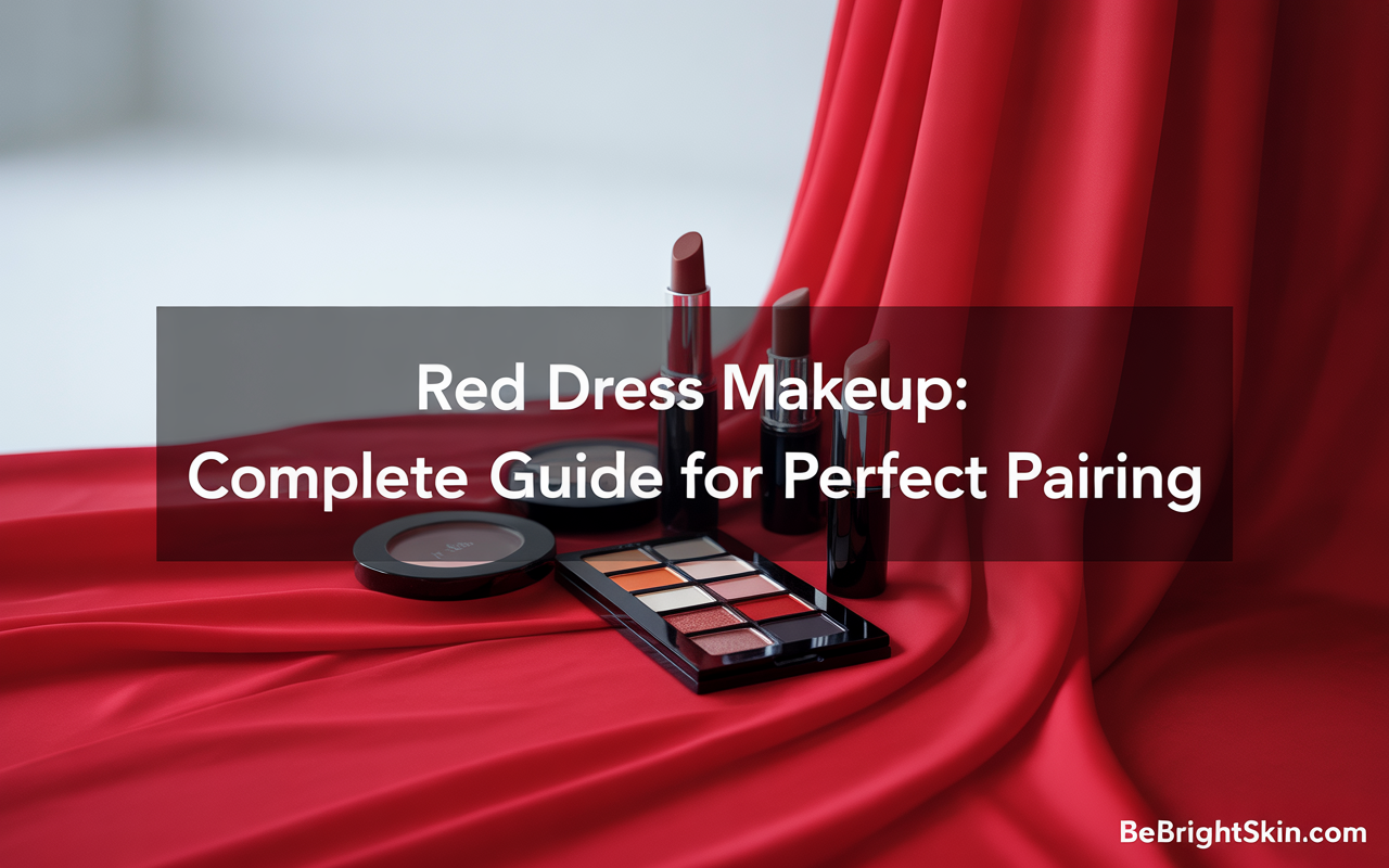 red dress makeup