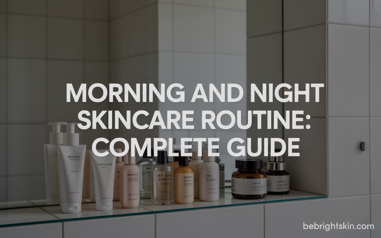 morning and night skincare routine
