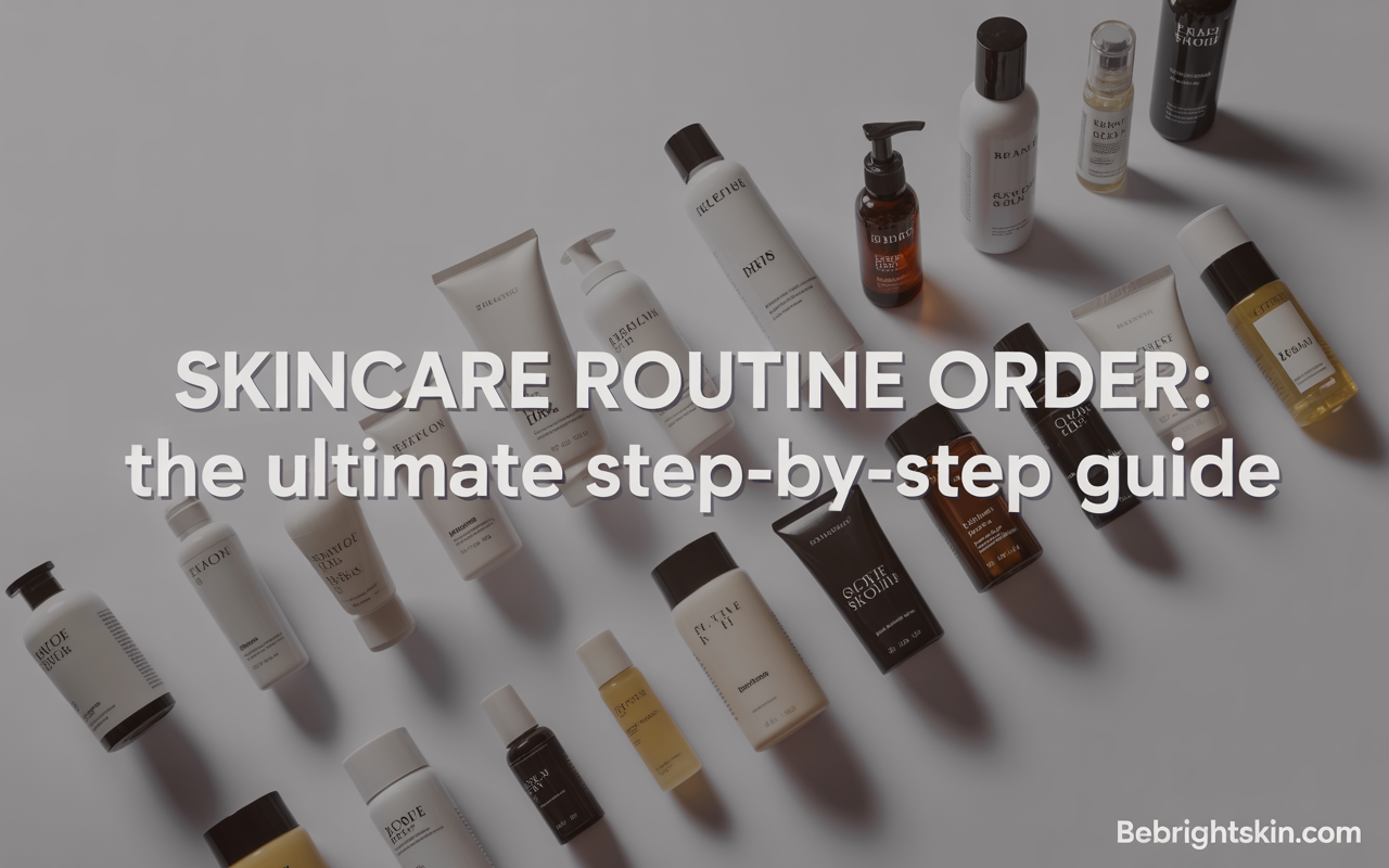 skincare routine order